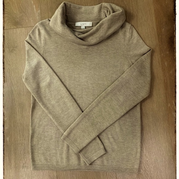 LOFT Women’s Cowl Neck Sweater - Picture 2 of 6